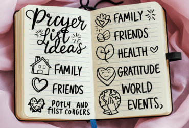 Prayer List Ideas